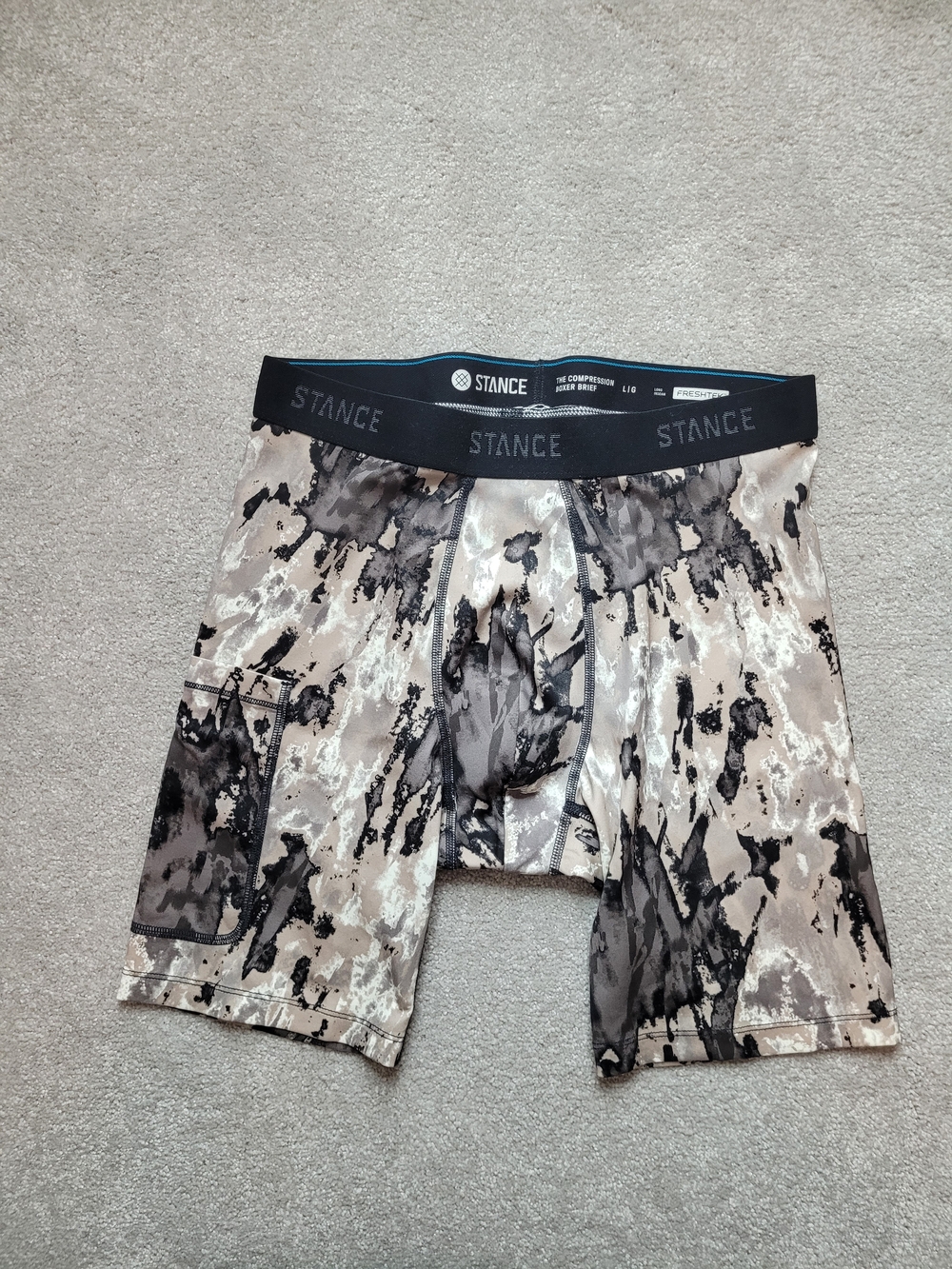 NWOT Stance Camo The Compression Boxer Brief - Pair Of 2